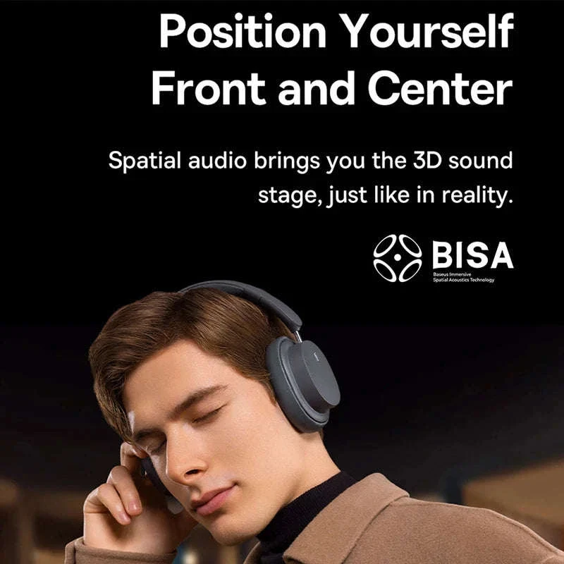 Baseus Bowie D05 Wireless Headphones with 70H Playback - Image 2