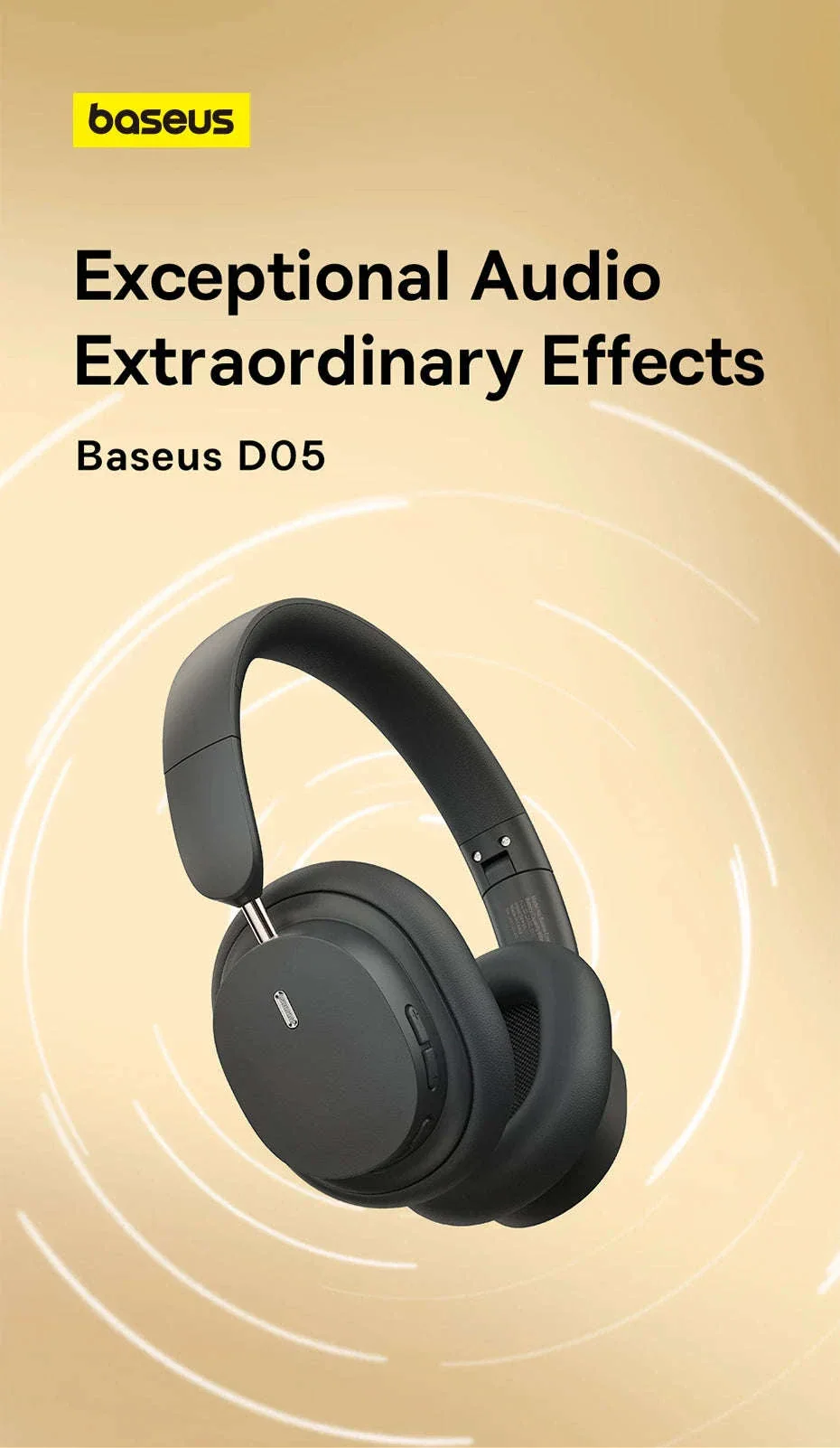 Baseus Bowie D05 Wireless Headphones with 70H Playback - Image 8