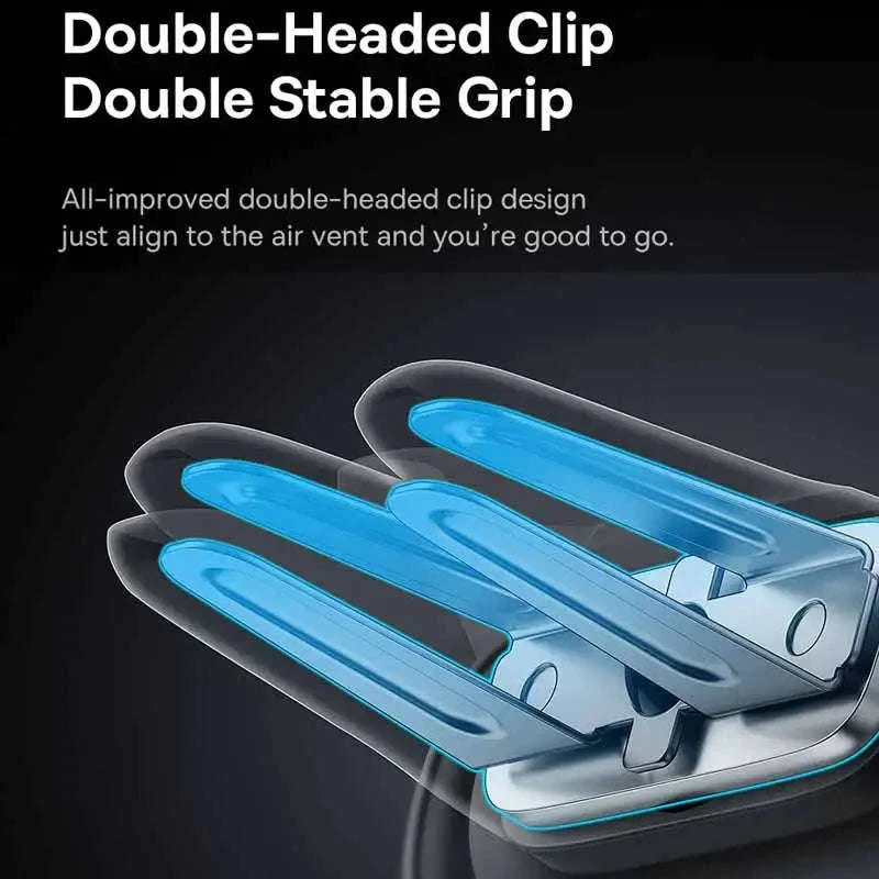 Baseus Car Phone Holder Air Vent Mount with Stable Double Clip - Image 2