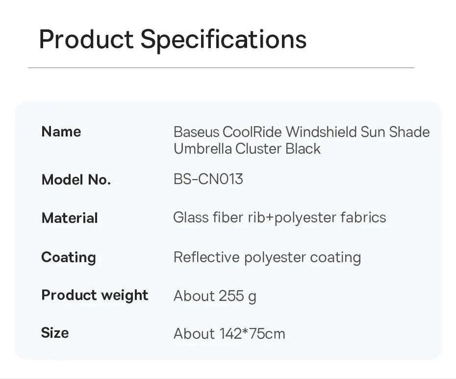 Car Windshield Sun Shade with Hemmed Edges - Image 23