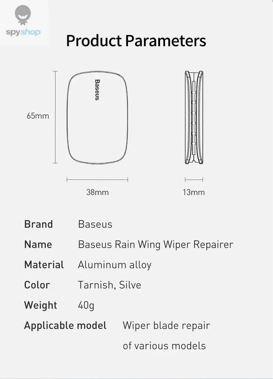 Baseus Car Wiper Blade Repair Kit for Clearer Driving - Image 19