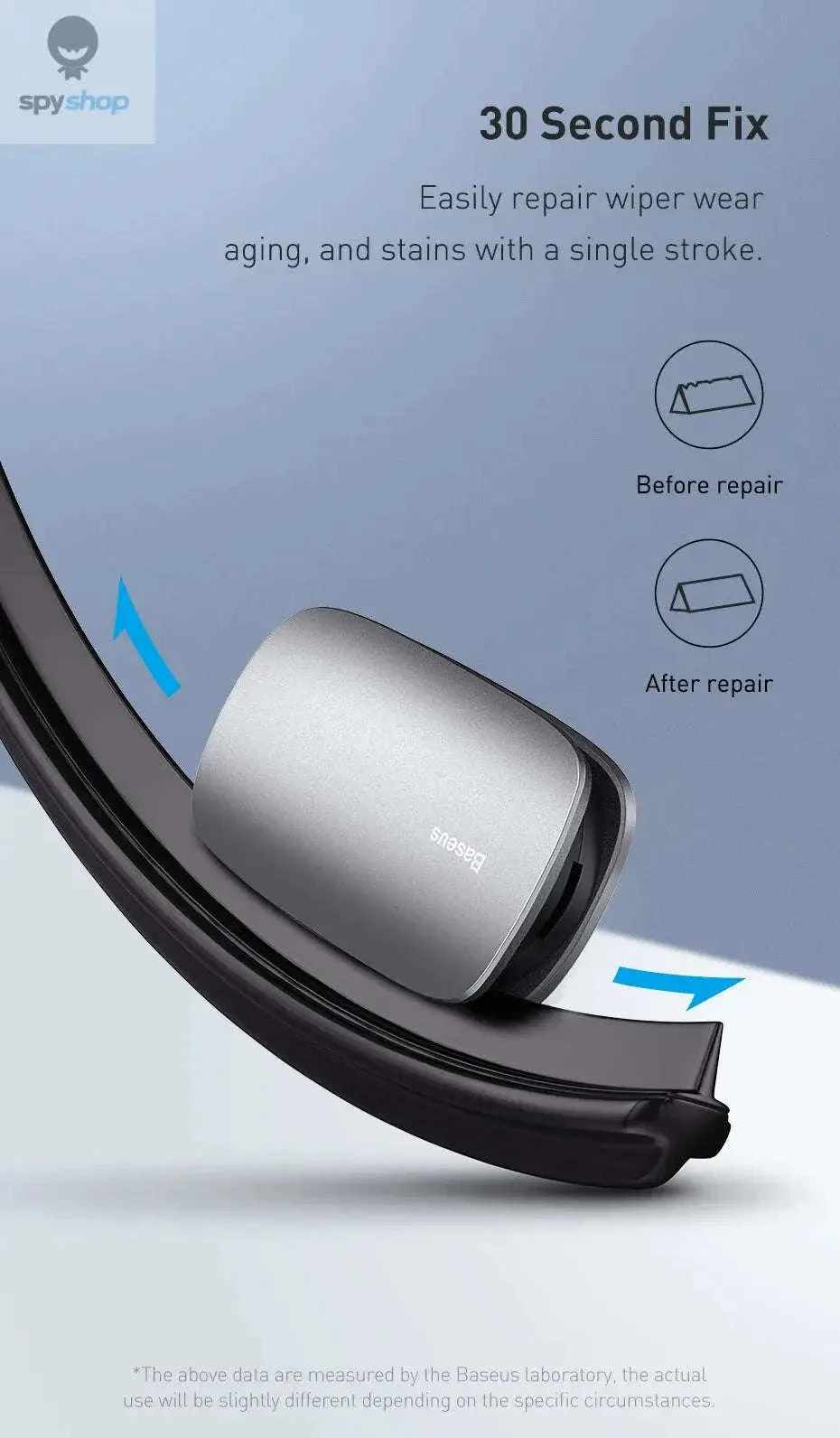 Baseus Car Wiper Blade Repair Kit for Clearer Driving - Image 8