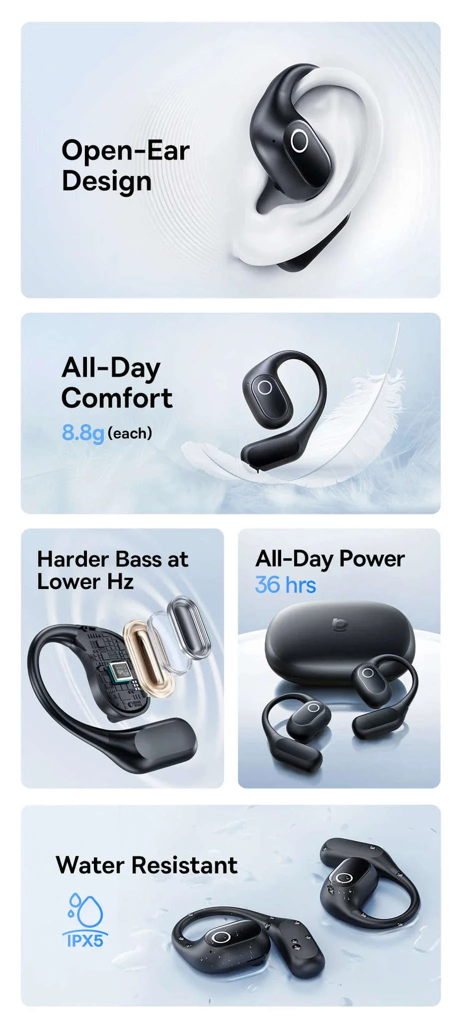Baseus Eli 2i Fit Open-Ear Wireless Earphones - Image 9