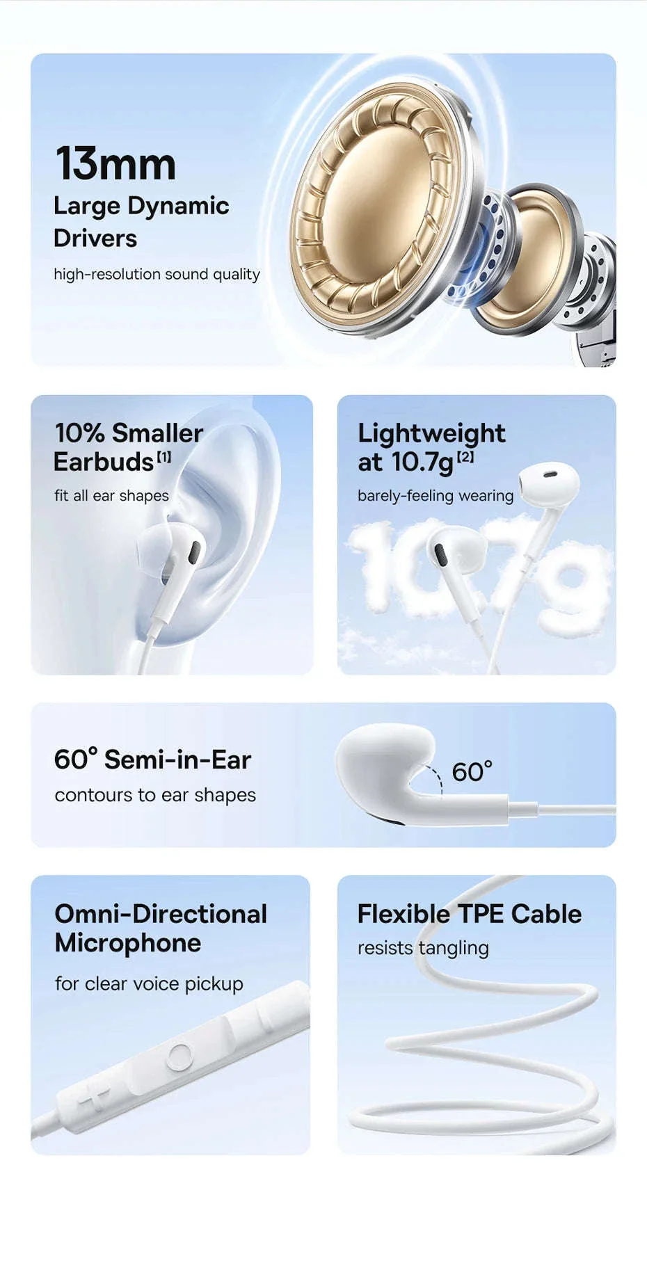 Baseus Encok CZ19 Type‑C Wired Earphones with Mic - Image 10
