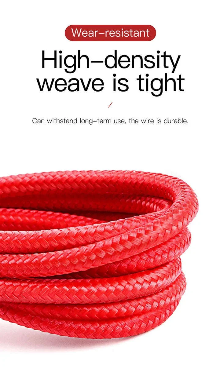 Baseus iPhone Fast Charging Cable with Braided Strength - Image 12