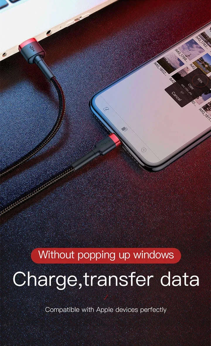 Baseus iPhone Fast Charging Cable with Braided Strength - Image 18