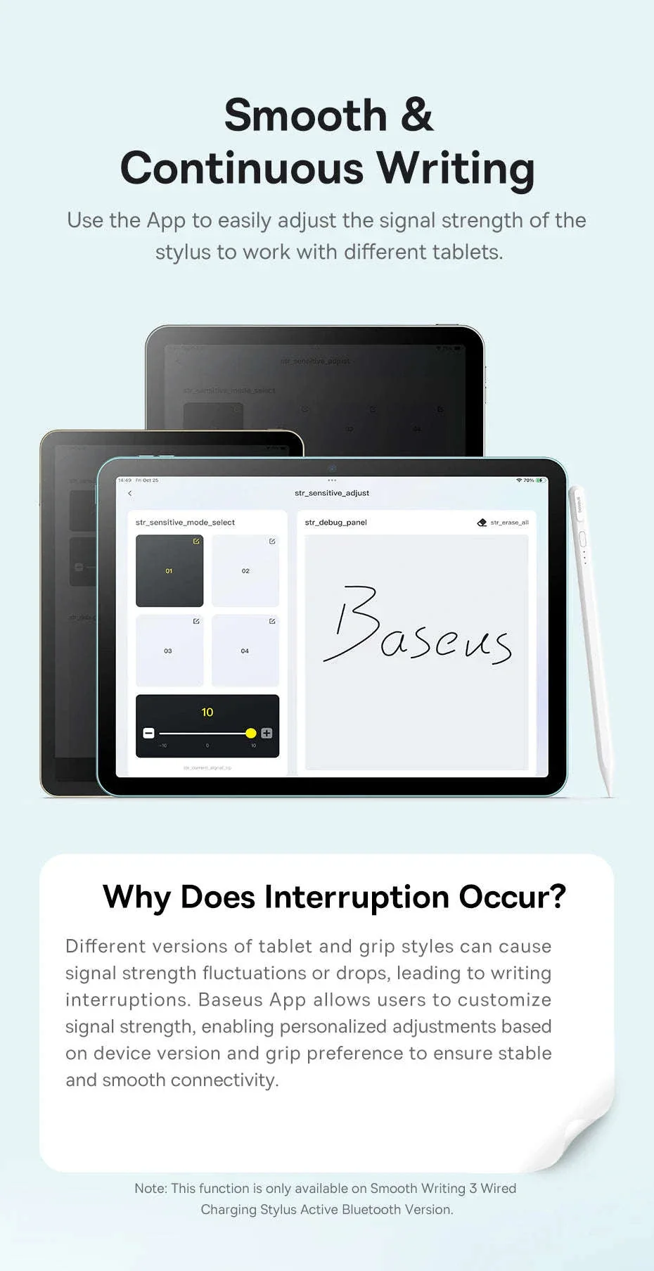 Baseus Tilt Sensitivity Stylus Pen for iPad with Wired Charging - Image 15