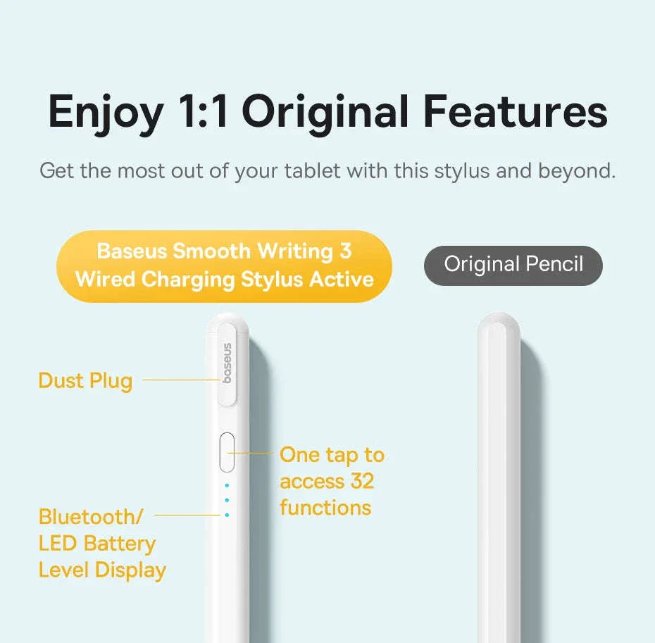 Baseus Tilt Sensitivity Stylus Pen for iPad with Wired Charging - Image 26