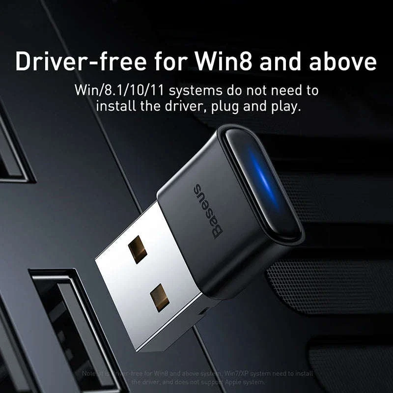 Baseus USB Bluetooth Adapter for PCs, 5.1/5.3 Wireless Receiver - Image 3