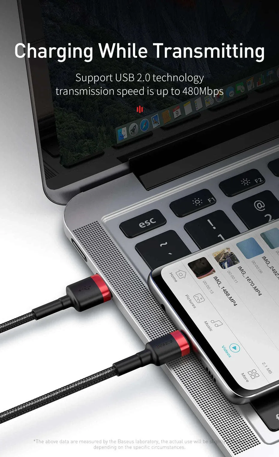 Baseus USB-C Fast Charging Cable for Type-C Devices - Image 14