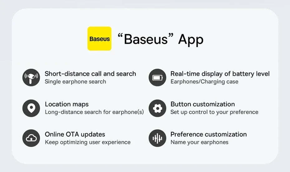 Baseus WM02 True Wireless Earbuds Bluetooth 5.3 with 25H Playtime - Image 20