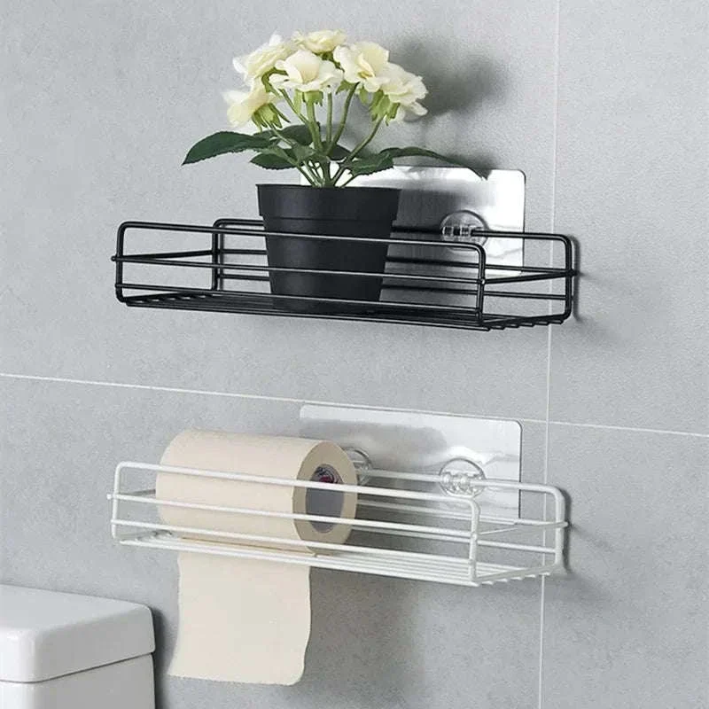 Floating Wall Shelf Organizer for Bathroom, Kitchen Storage - Image 3