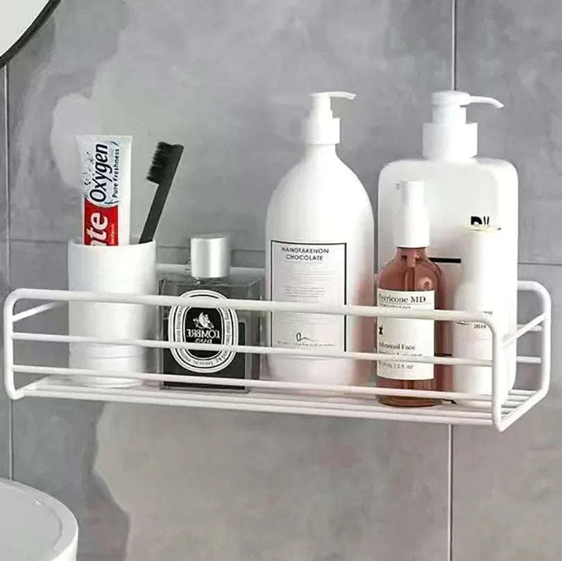Floating Wall Shelf Organizer for Bathroom, Kitchen Storage - Image 6
