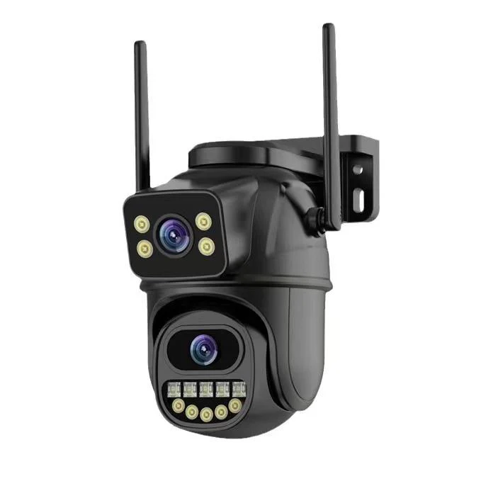 4K 8MP WiFi Security Camera with Dual-Lens PTZ Control