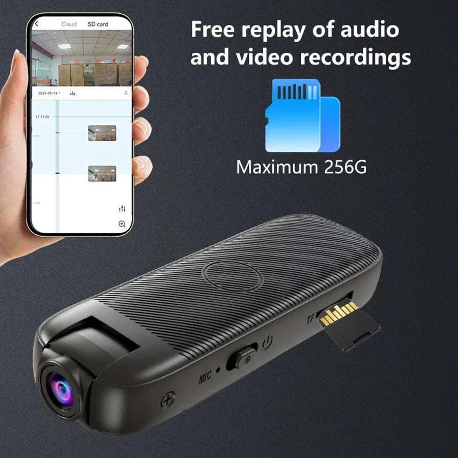 Mini WiFi Security Camera 1080P with Night Vision & Alerts - Image 5