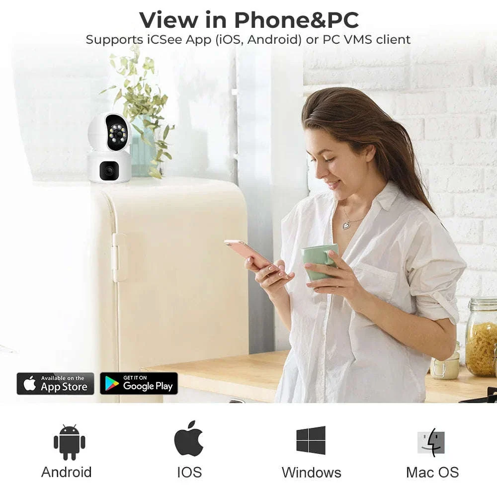 BESDER 4MP WiFi Dual Screen Baby Monitor Camera - Image 19