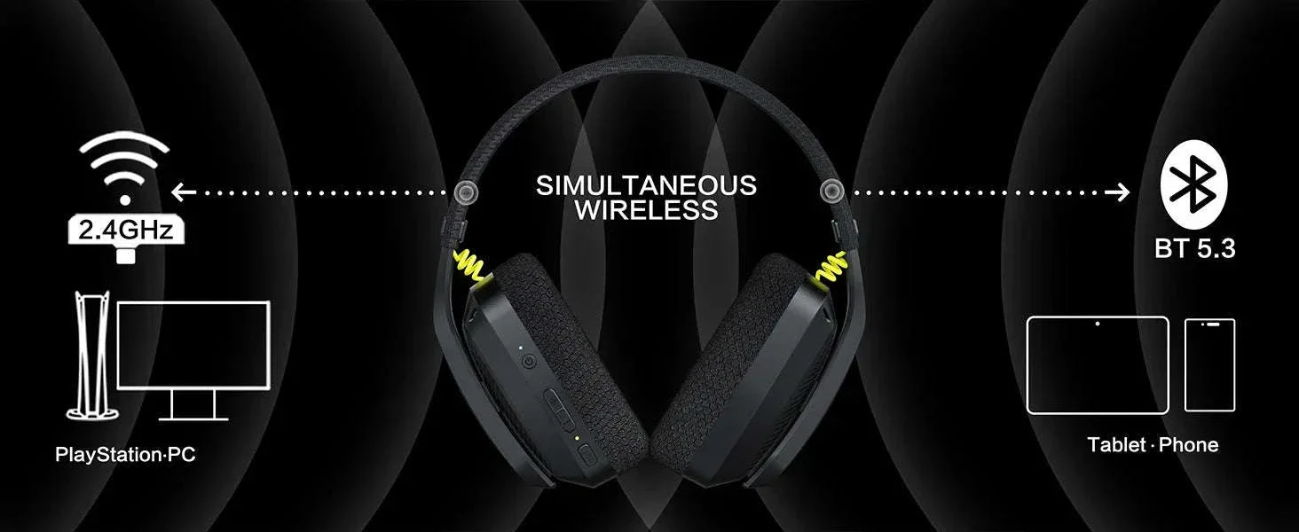 AuraFlex Pro Wireless Gaming Headset with 45H Battery - Image 9