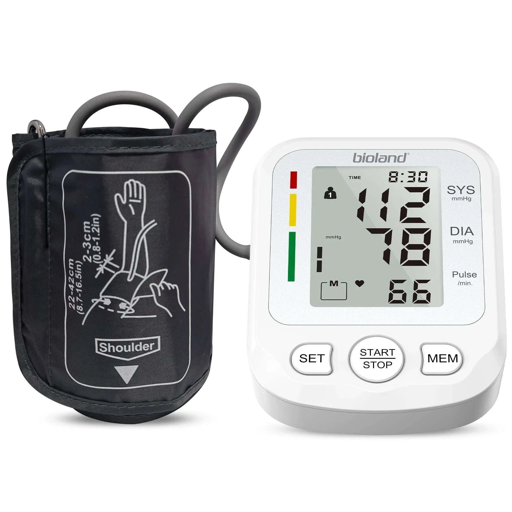 Bioland Upper Arm Blood Pressure Monitor for Home Tracking - Image 12
