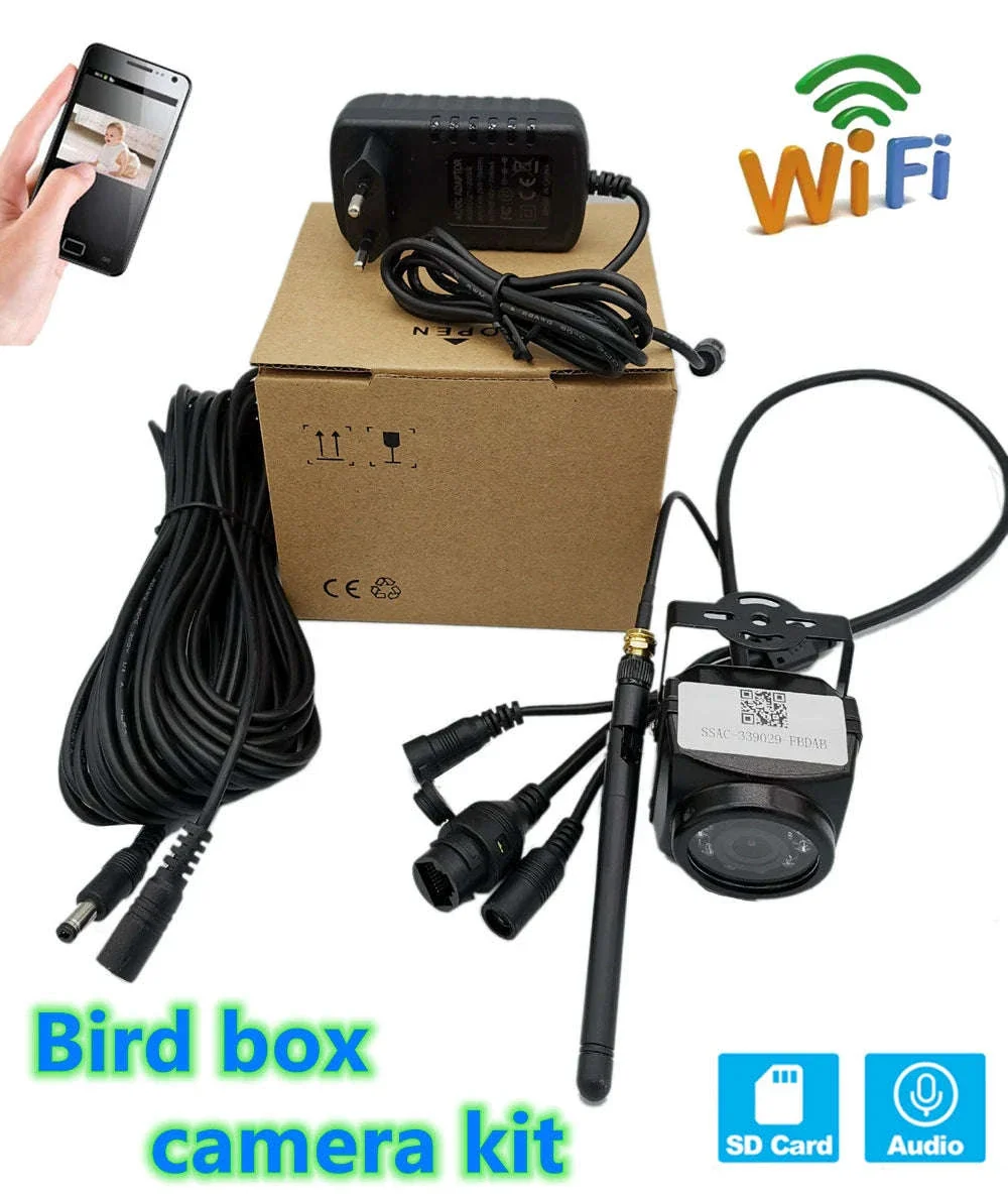 Bird Box Camera Kit with 5MP Night Vision and IP66