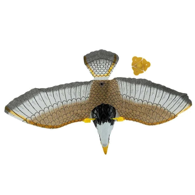 Bird Repellent Hanging Eagle Owl Decoy for Outdoor Spaces - Image 3