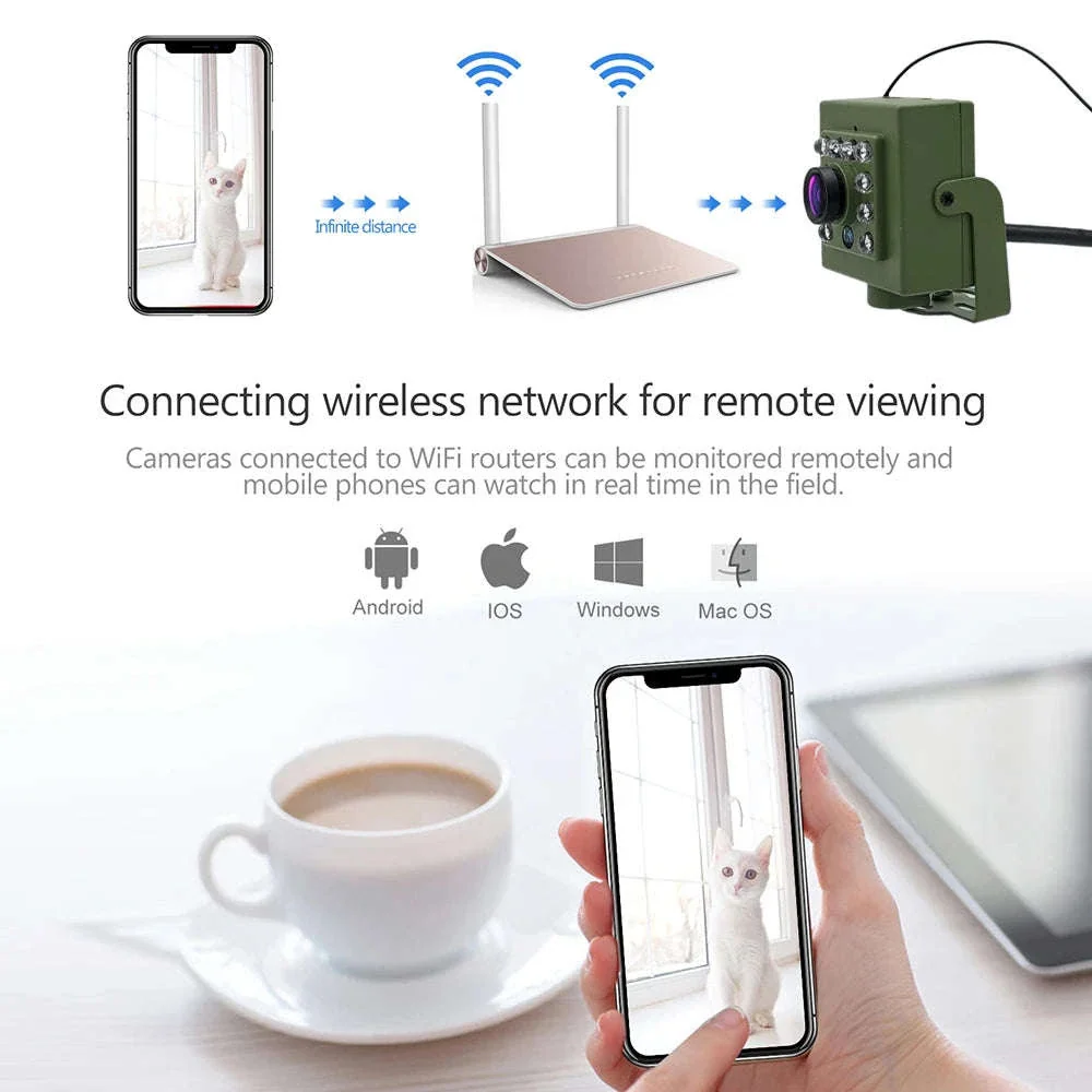 WiFi Bird Nest Camera with Motion Detection and Night Vision - Image 8
