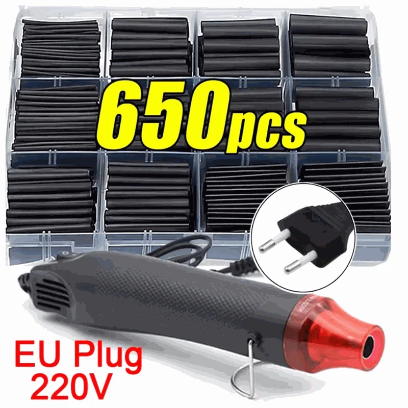 Black Heat Shrink Tube Kit for Clean Wire Insulation - Image 11