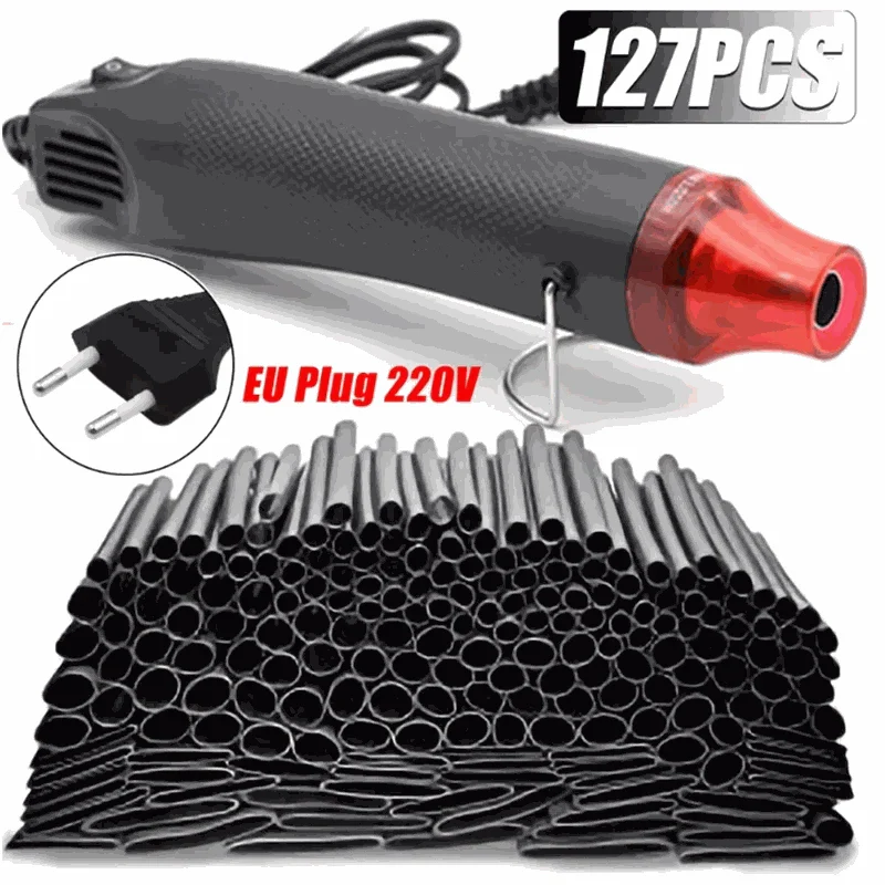 Black Heat Shrink Tube Kit for Clean Wire Insulation - Image 12