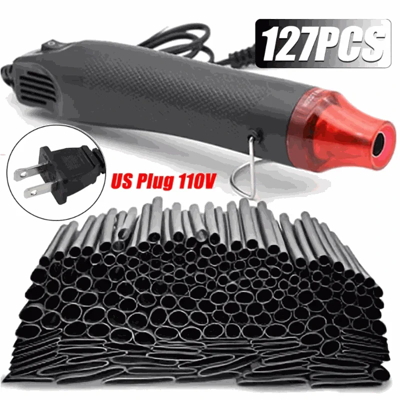 Black Heat Shrink Tube Kit for Clean Wire Insulation - Image 14
