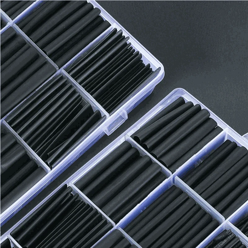 Black Heat Shrink Tube Kit for Clean Wire Insulation - Image 2