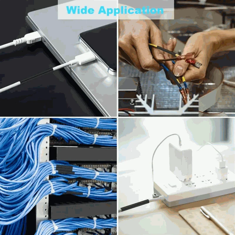 Black Heat Shrink Tube Kit for Clean Wire Insulation - Image 3