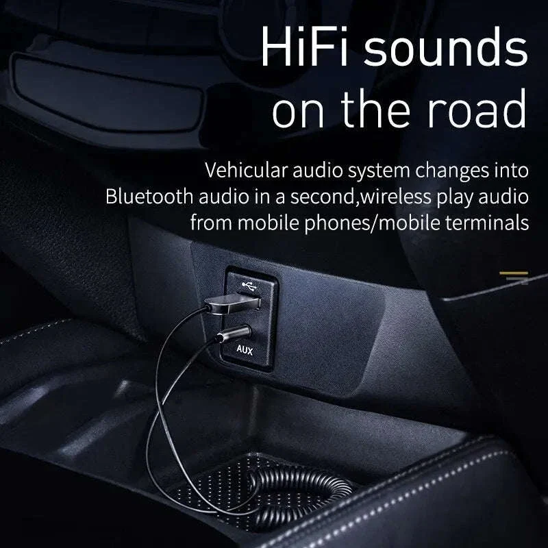 Bluetooth 5.0 AUX Car Adapter Cable 3.5mm Wireless Audio Receiver - Image 6