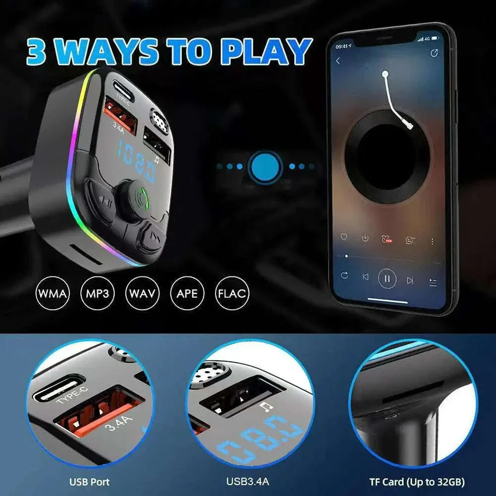Bluetooth Car FM Transmitter with PD Fast Charging - Image 5