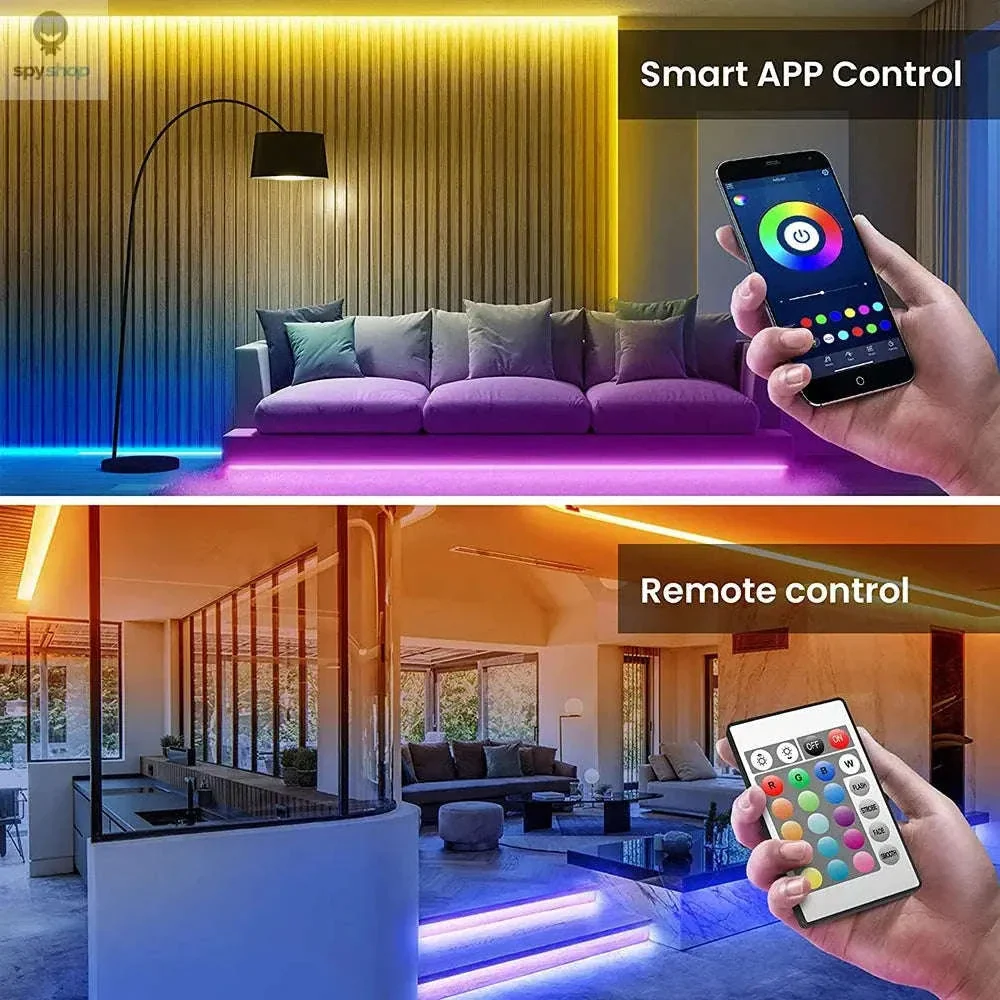 Bluetooth USB LED Strip Lights for TVs, Desks, and Gaming Setups - Image 7