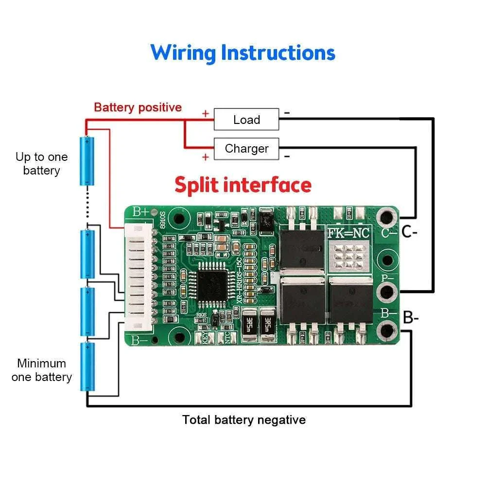 10S 36V 15A Li-ion Battery Protection Board for 18650 Packs