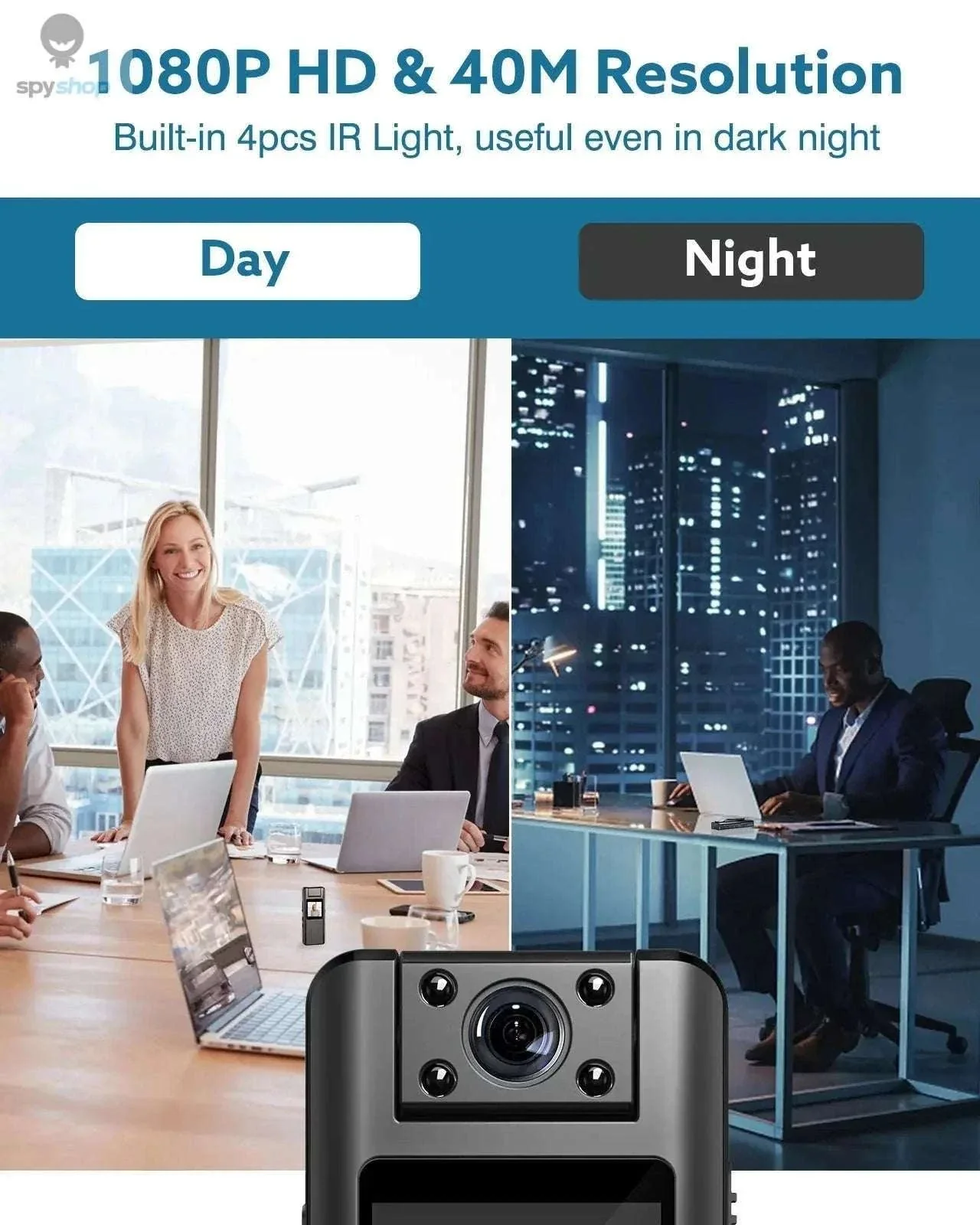 BOBLOV A22 Mini Body Camera with 1080P Recording - Image 2