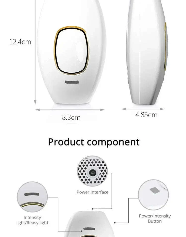 Body Bikini IPL Hair Removal Device, 500K Flashes - Image 18