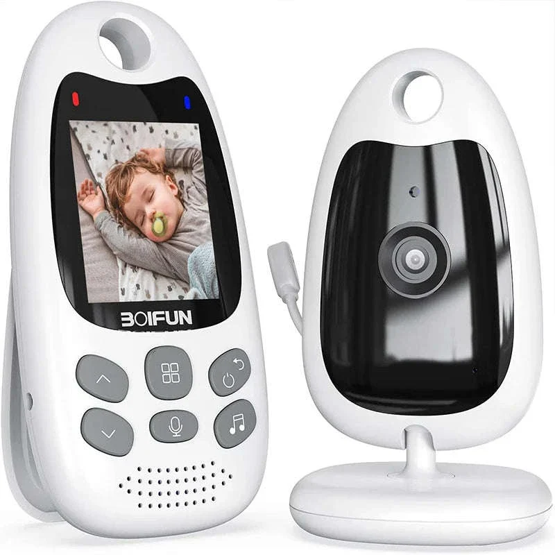 BOIFUN Baby Monitor Camera with Night Vision, VOX, and Temperature Sensor