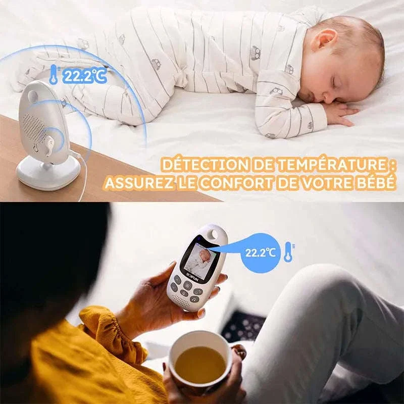 BOIFUN Baby Monitor with Camera, VOX, Night Vision, 2.4 GHz - Image 3