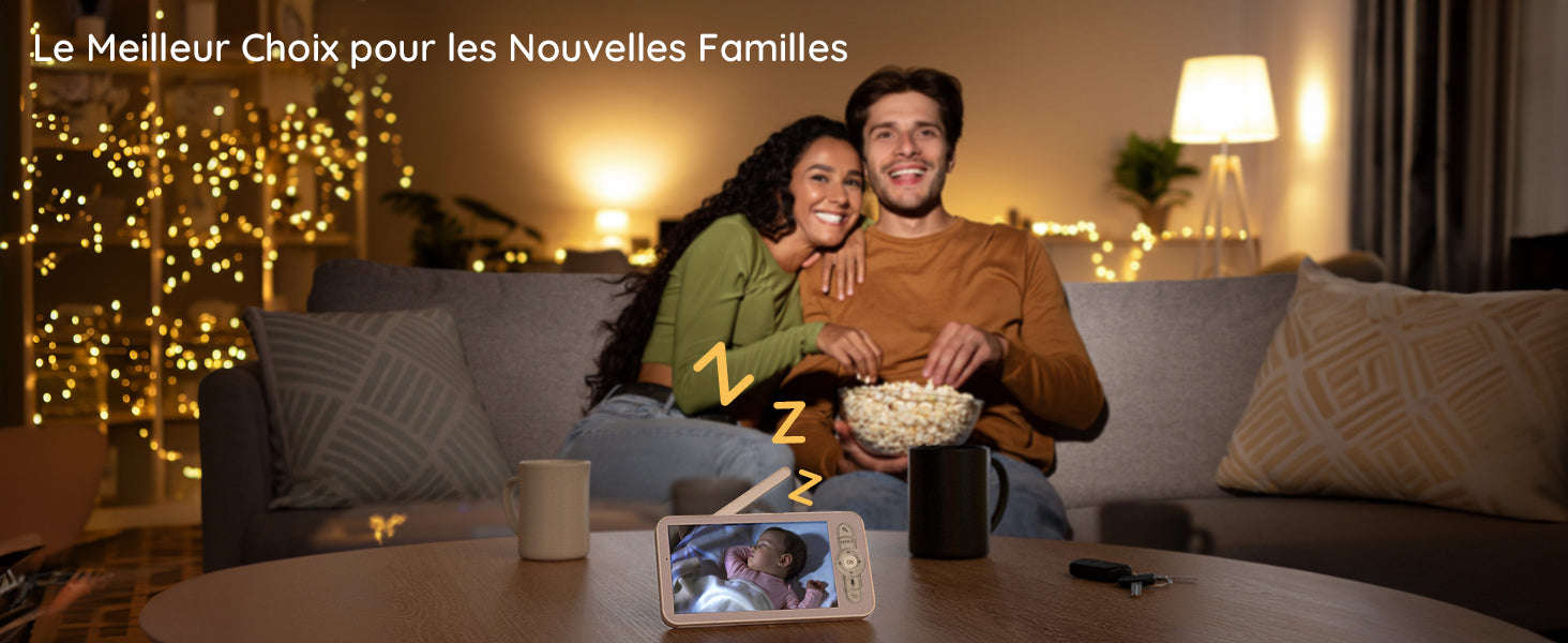 BOIFUN 5" Baby Monitor with 1080P WiFi App Control - Image 18