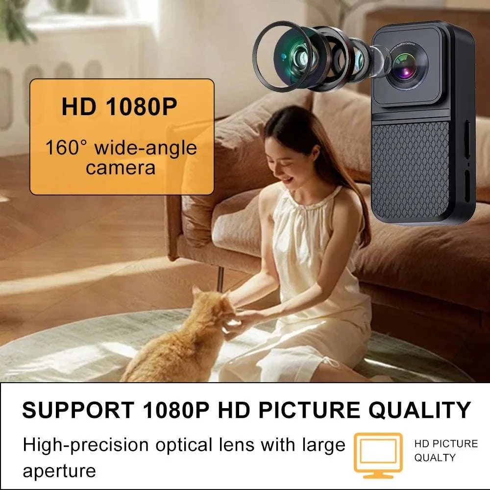 HD 1080P Pet Collar Camera with 170° Wide Angle Recording - Image 3