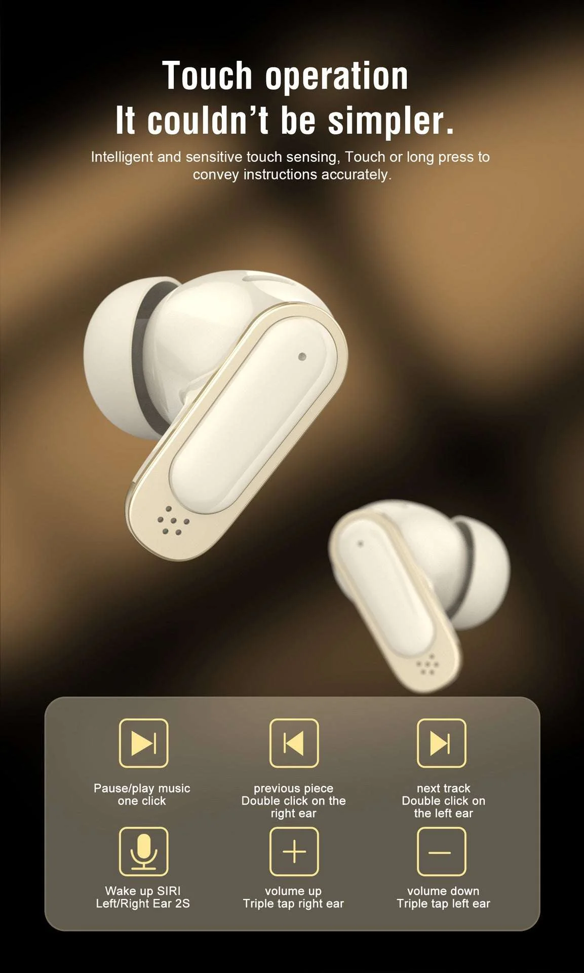 Wireless Bluetooth 5.3 In-Ear Earbuds with Touch Control and Deep Bass - Image 18