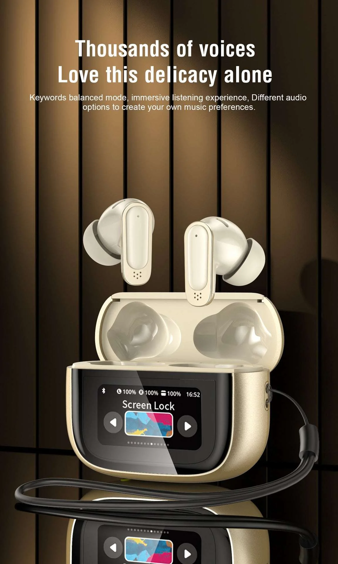 Wireless Bluetooth 5.3 In-Ear Earbuds with Touch Control and Deep Bass - Image 9