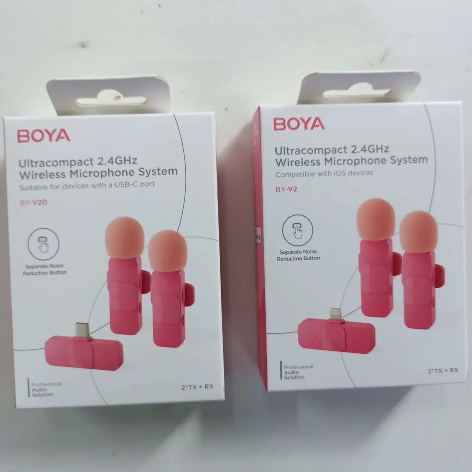 BOYA BY-V2 Wireless Lavalier Microphone for Clear Two-Voice Recording - Image 40
