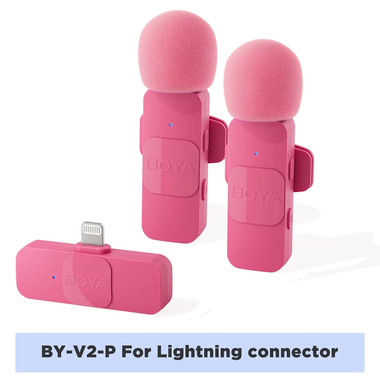BOYA BY-V2 Wireless Lavalier Microphone for Clear Two-Voice Recording - Image 57