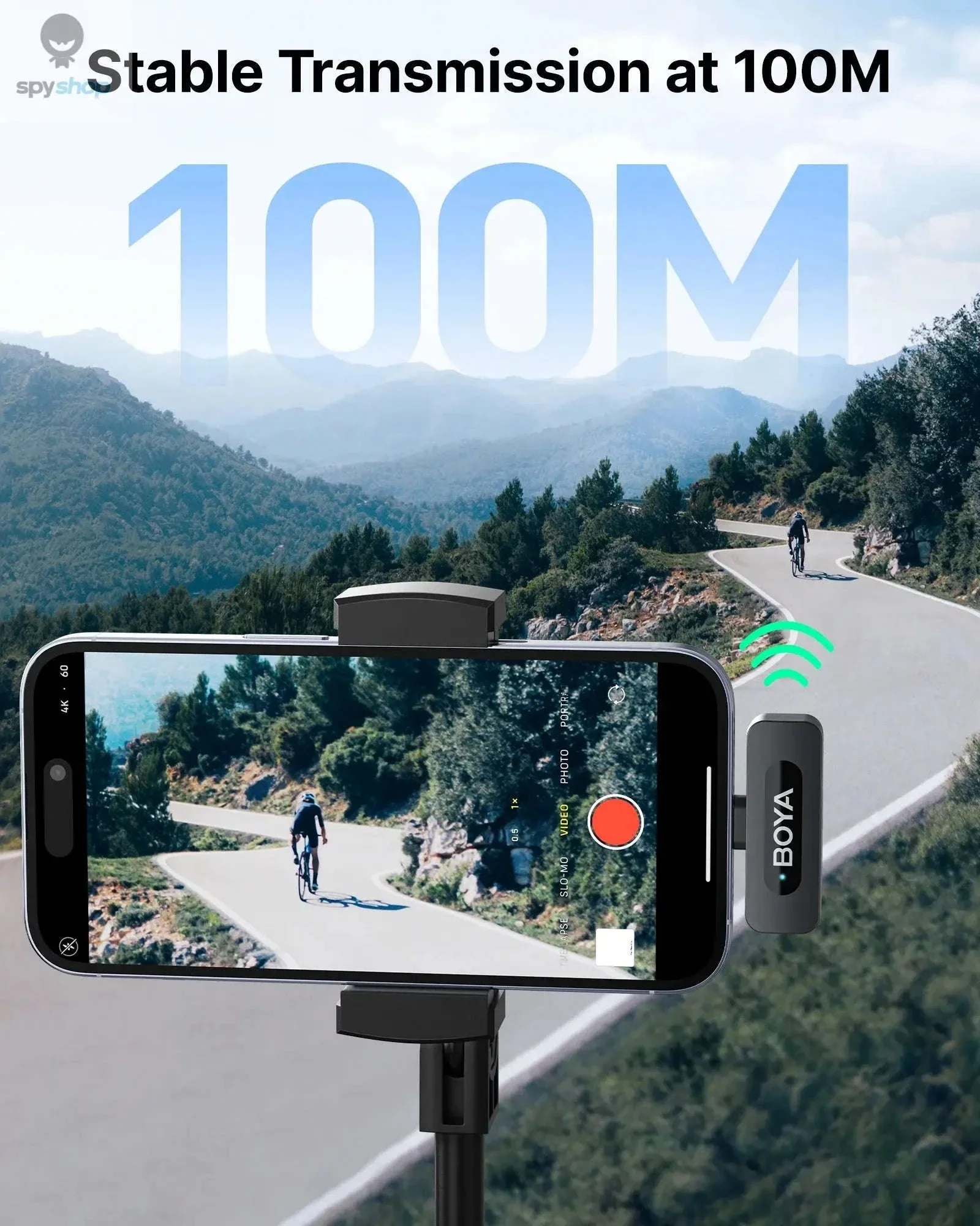 BOYA BY-V3 Wireless Lavalier Microphone for Clear Creator Audio - Image 2