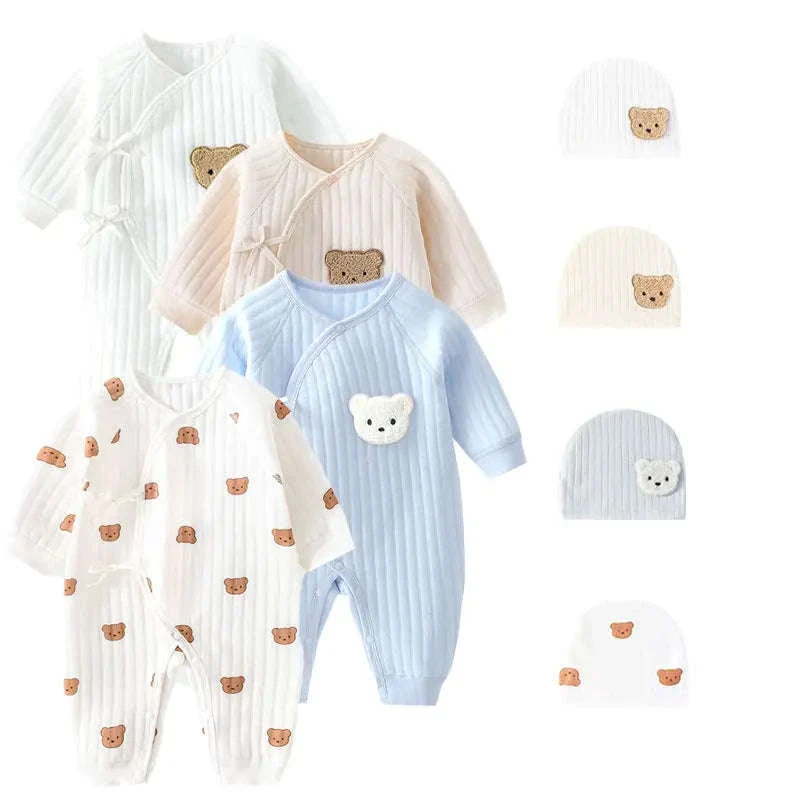Newborn Cotton Onesie Winter Bodysuit for Cozy Everyday Wear - Image 8