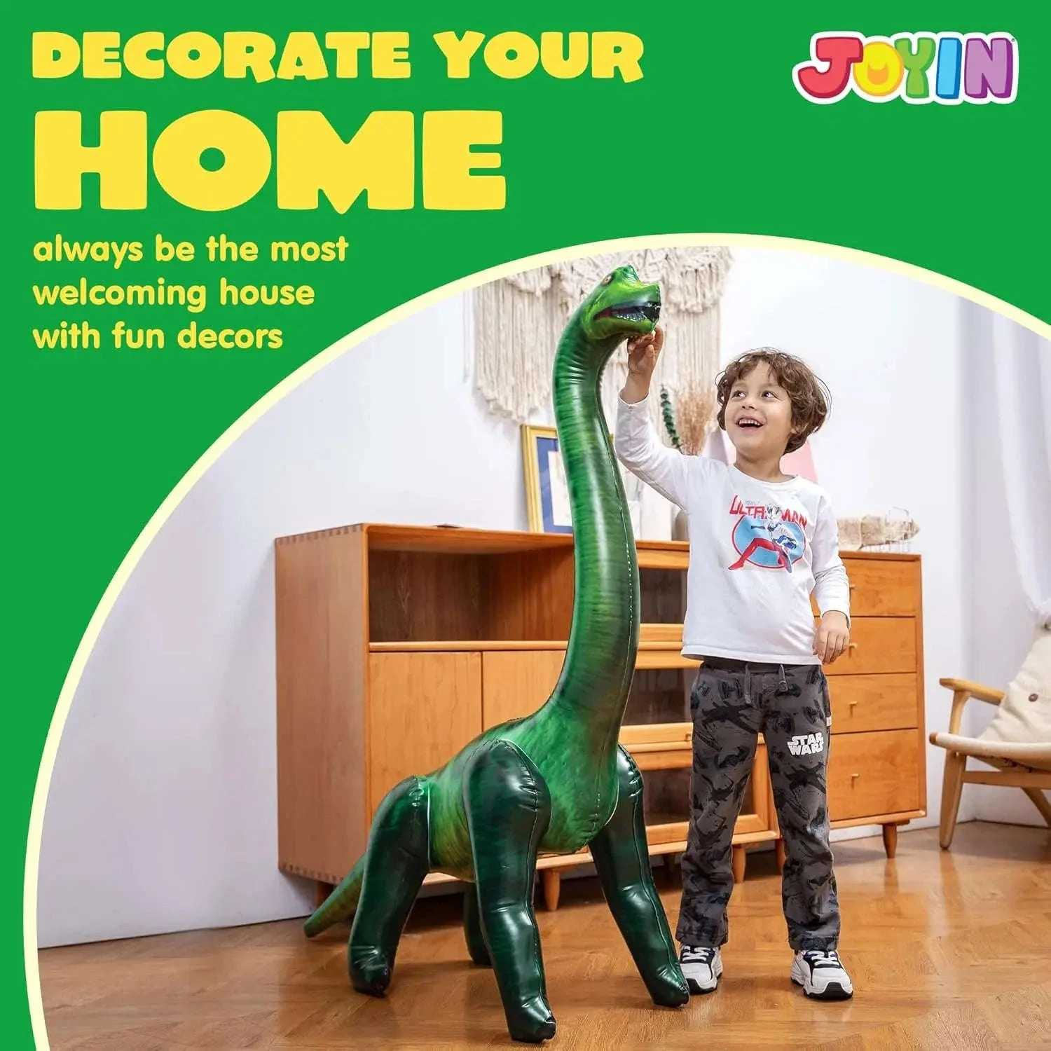 51-inch Brachiosaurus Inflatable Dinosaur Toy - Image 5