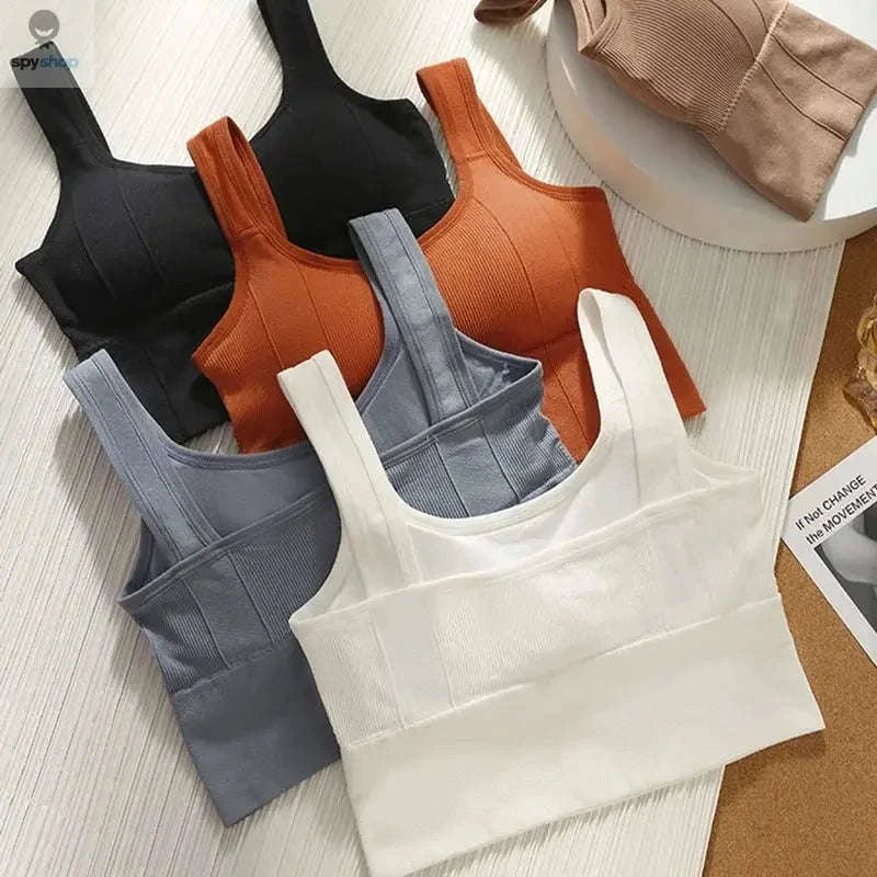 Breathable Seamless Sports Bra with Anti-Sweat Support - Image 10