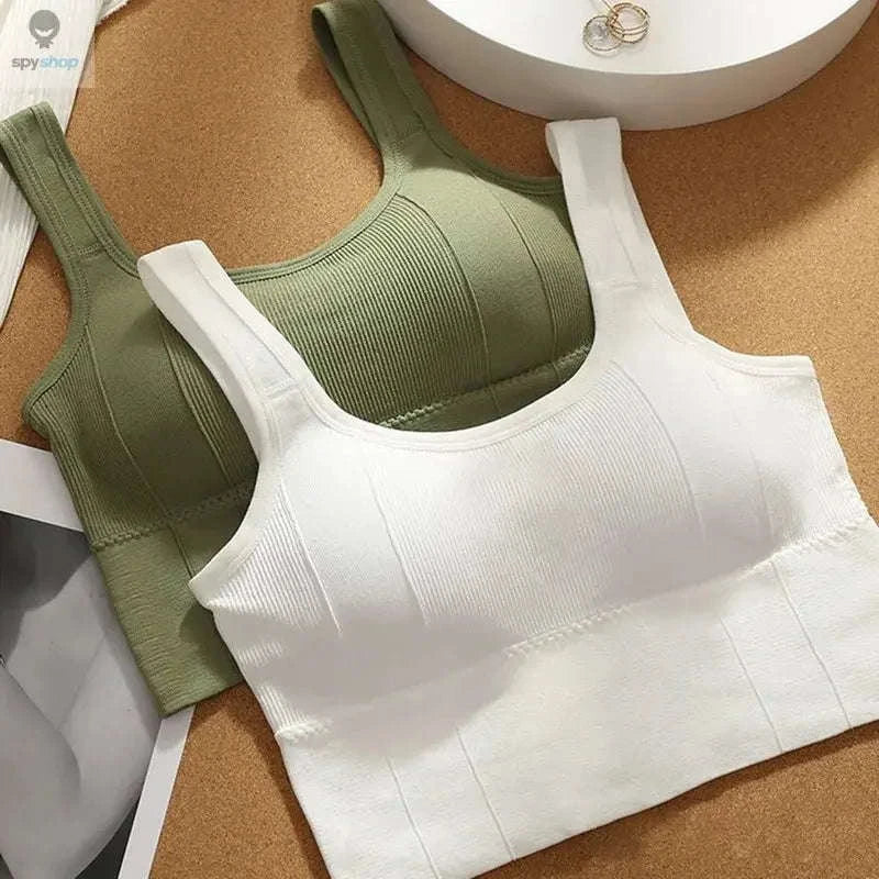 Breathable Seamless Sports Bra with Anti-Sweat Support - Image 12