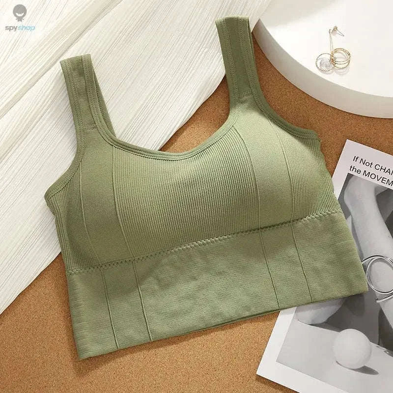 Breathable Seamless Sports Bra with Anti-Sweat Support - Image 24